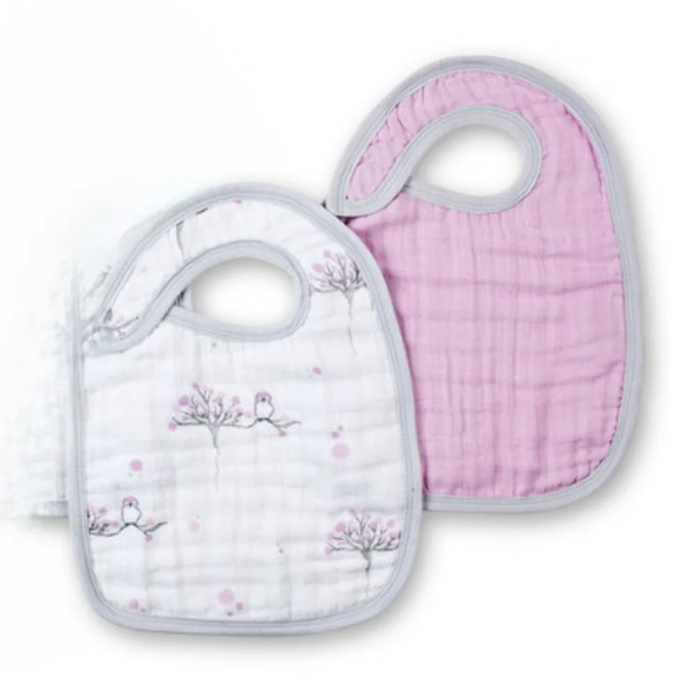 ADEN + ANAIS FOR THE BIRDS CLASSIC SNAP BIBS 3-PACK